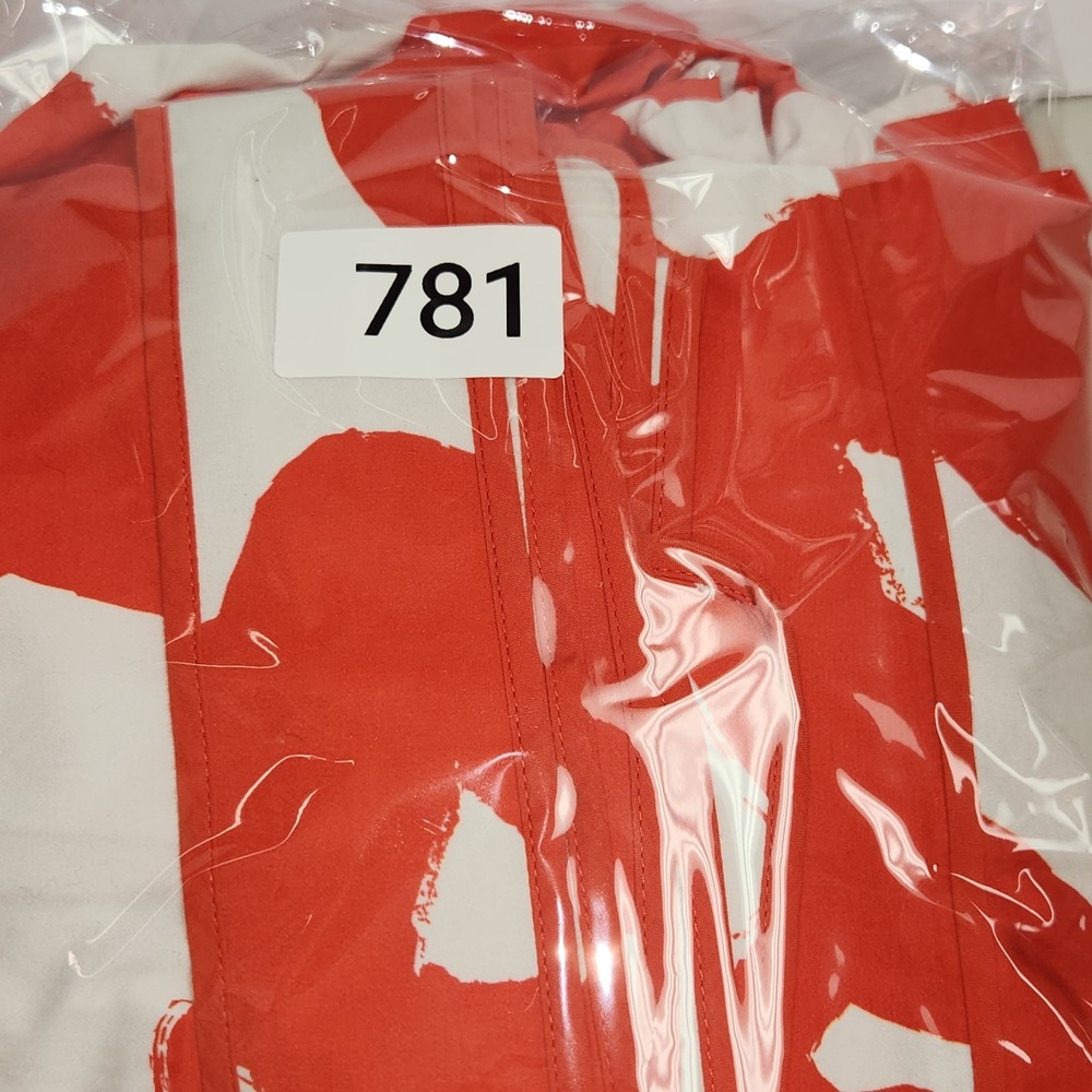 Crosby Mollie Burch Orange And White Gen Maxi Dress Poppy W/pockets Preppy *Read - Picture 15 of 15
